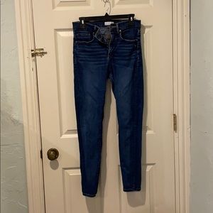 Loft High Rise Skinny Jean Medium Wash